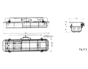 IMPA手冊(cè) 編號(hào)791883船用天花板日光燈(圖1)