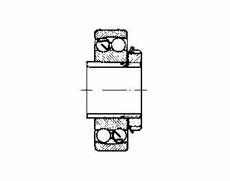 IMPA手冊 編號7710821300K-1/12 型雙溝自動錐型軸承(圖1)