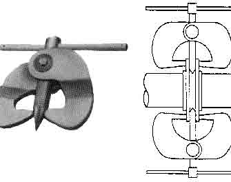 IMPA手冊 編號615185法蘭頂出夾具(圖1)