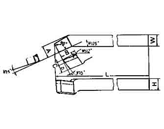 IMPA手冊 編號63301614型（左/右）高速鋼頭車刀(圖1)