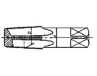 IMPA手冊(cè) 編號(hào)631547錐形管用絲攻(圖1)