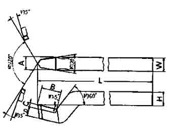 IMPA手冊 編號63308360型高速鋼頭車刀(圖1)
