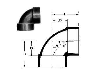 IMPA手冊 編號732815PVC90度彎頭(圖1)