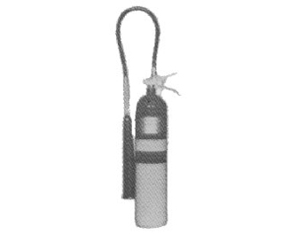 IMPA手冊(cè) 編號(hào)331041二氧化碳滅火器(圖1)