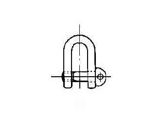 IMPA手冊 編號231382圓螺栓直型接圈(圖1)
