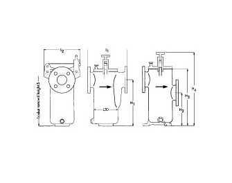 IMPA手冊(cè) 編號(hào)872051單聯(lián)鑄鐵濾器(圖1)