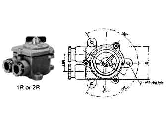 IMPA手冊 編號793014船用防水小型轉(zhuǎn)動式開關(guān)(圖1)