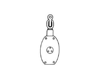 IMPA手冊 編號231665船用木制不帶索雙輪滑車(圖1)