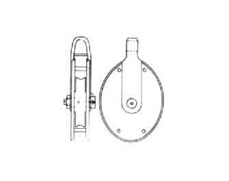 IMPA手冊 編號231576船用鋼制導索用滑車(圖1)