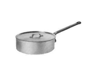 IMPA手冊 編號(hào)171801標(biāo)準(zhǔn)鋁制煎/炸平鍋(圖1)