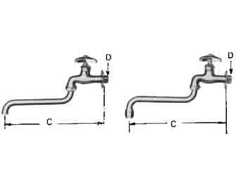 IMPA手冊(cè) 編號(hào)530173長(zhǎng)頭型可移動(dòng)式水栓(圖1)