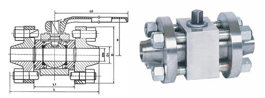 Q61N高壓對焊球閥(圖1)