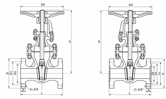Z41H,Z41W手動法蘭閘閥(圖1)