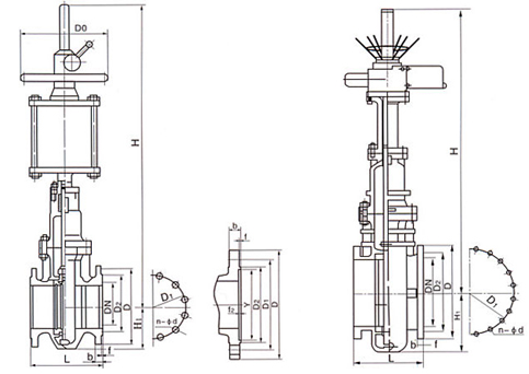 Z943WF電動平板閘閥(圖1)