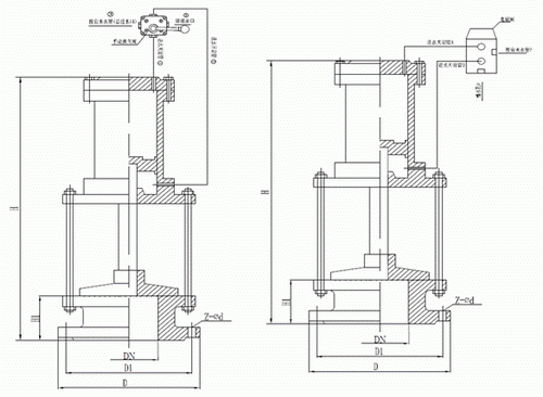 H642X氣動(dòng)池底排泥閥(圖1)