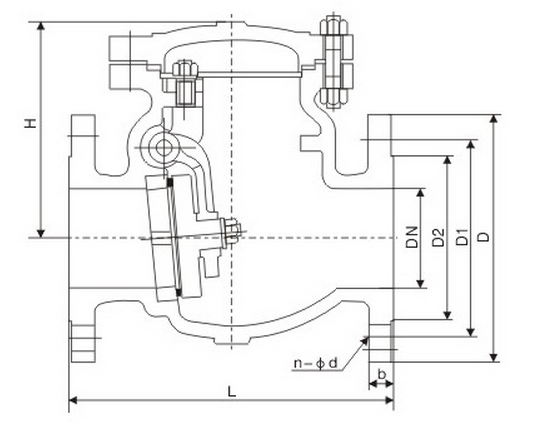 H44H,H44W日標(biāo)止回閥(圖1)