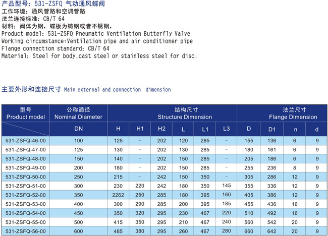 Marine pneumatic ventilation butterfly valve (Figure 2)