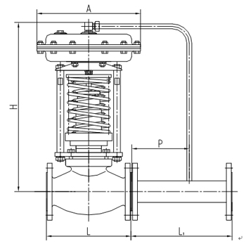 船用自力式壓力調(diào)節(jié)閥(圖1)