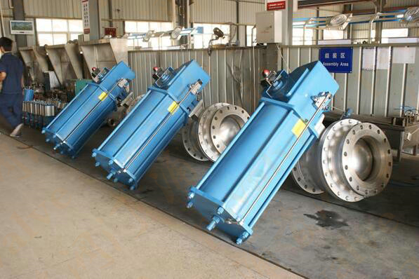 氣動偏心半球閥(圖1)