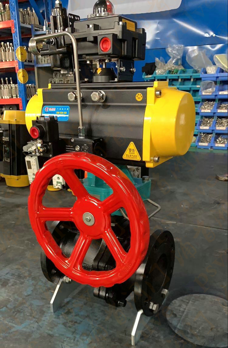 氣動帶手輪球閥(圖2)