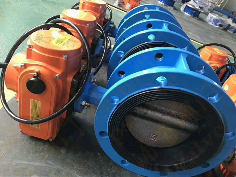 電動(dòng)對(duì)夾式蝶閥(圖3)