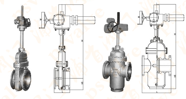 電動(dòng)平板閘閥(圖1)