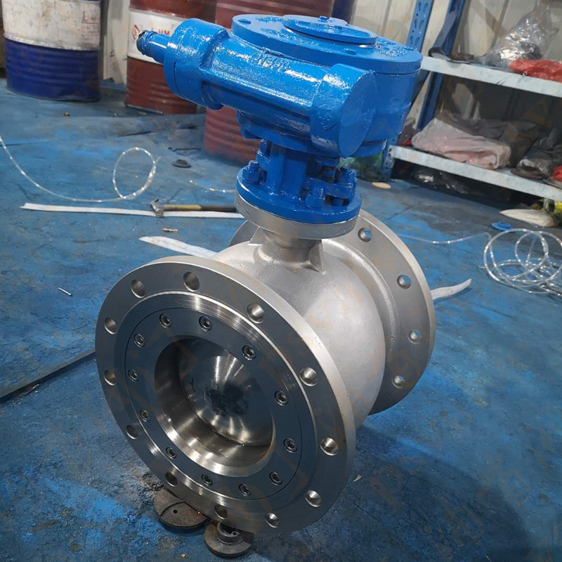 側(cè)裝式偏心半球閥(圖1)