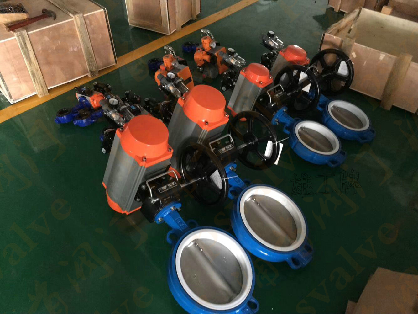 氣動對夾式軟密封蝶閥(圖2)