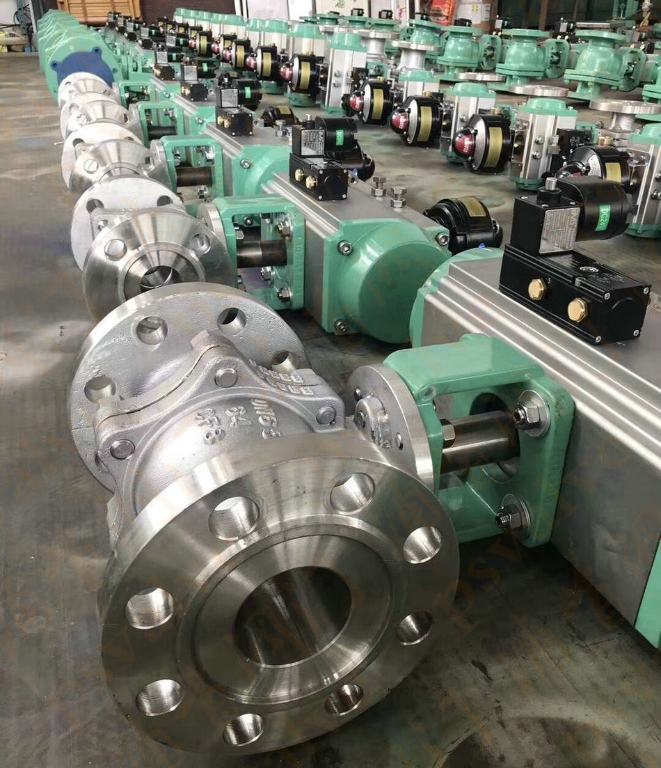 氣動(dòng)調(diào)節(jié)球閥(圖1)