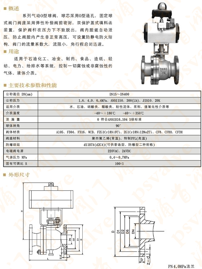 氣動(dòng)調(diào)節(jié)球閥(圖4)