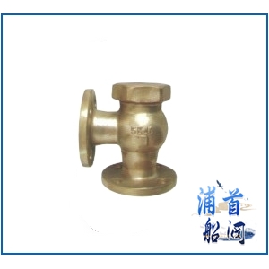 船用日標(biāo)青銅直角止回閥F7416 F74