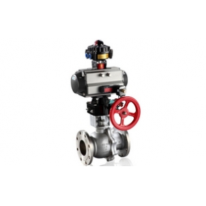 氣動(dòng)帶手輪球閥