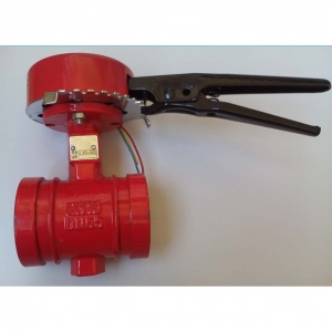 XD81X手柄溝槽信號(hào)蝶閥