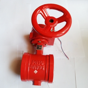 XD381X溝槽式信號(hào)蝶閥