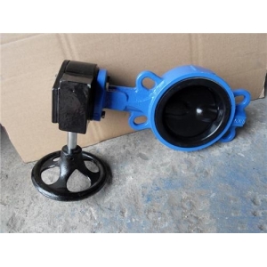 蝸輪對(duì)夾式襯膠蝶閥