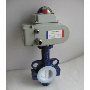 D971F46電動襯氟調(diào)節(jié)蝶閥