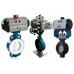 氣動對夾式蝶閥